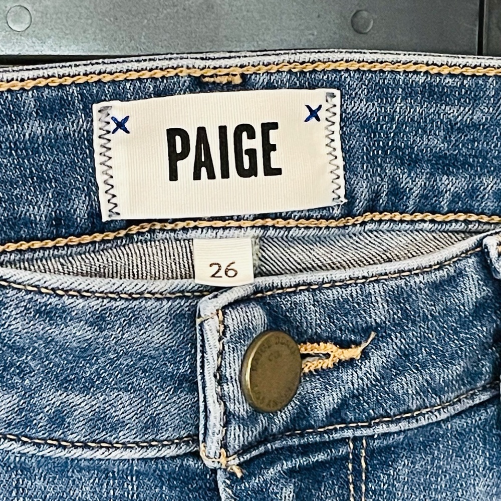 PAIGE Women's Blue ankle Jeans size 26 - Picture 3 of 8